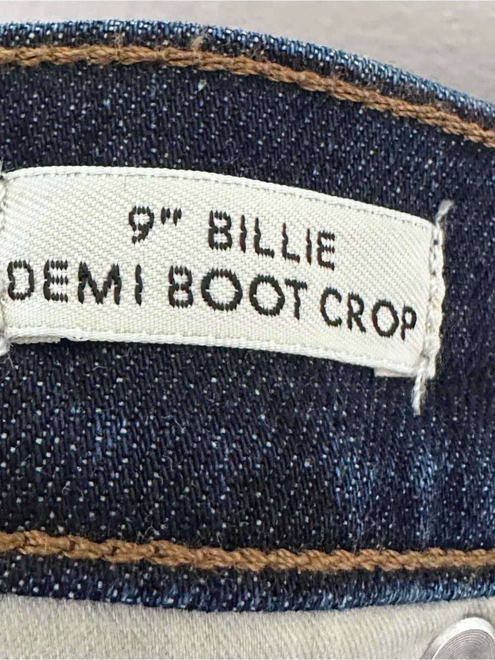 J.Crew Crop Jeans Size 28 Blue Denim Button Pockets Bootcut